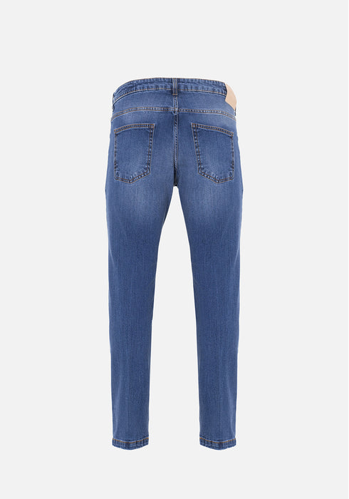 SHORT DENIM 5-POCKET TROUSERS